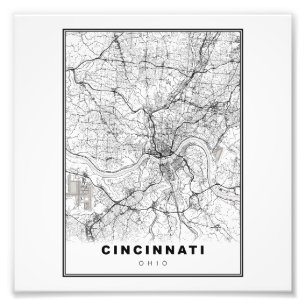 Foto Mapa Cincinnati