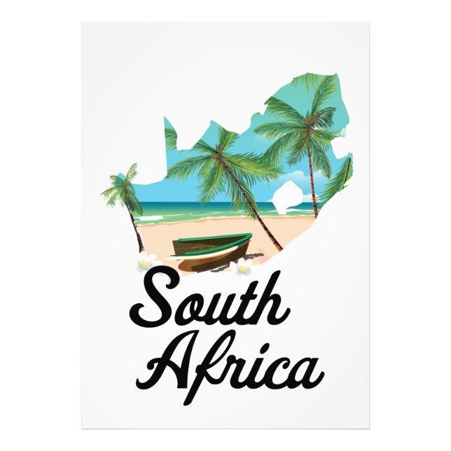 Foto Mapa da África do Sul (Frente)