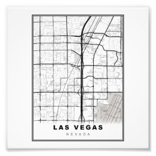 Foto Mapa da Faixa de Las Vegas