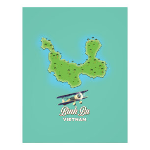 Foto Mapa da Ilha Bình Ba mapa Vietnam