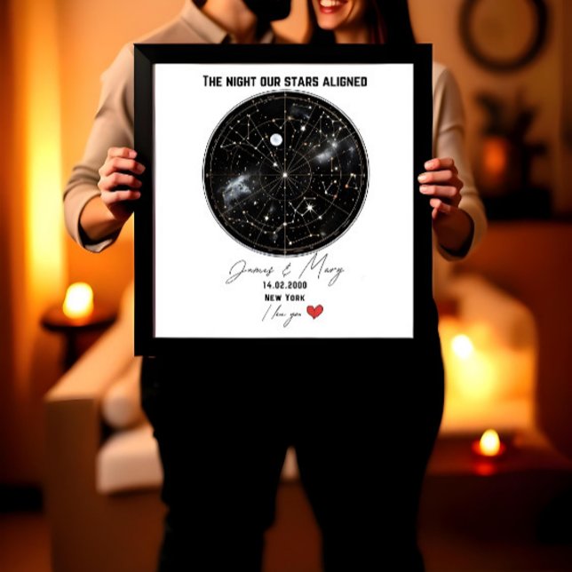 Foto Mapa das Estrelas da Astrologia Personalizada: Sua (Criador carregado)