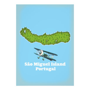 Foto Mapa de Portugal Ilha de São Miguel