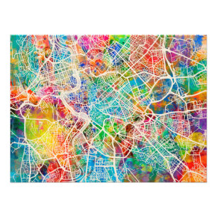 Foto Mapa de ruas de Roma Italia