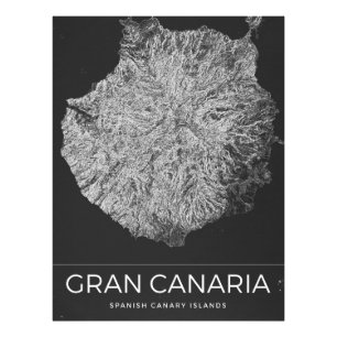Foto Mapa de viagem retrô da Gran Canaria