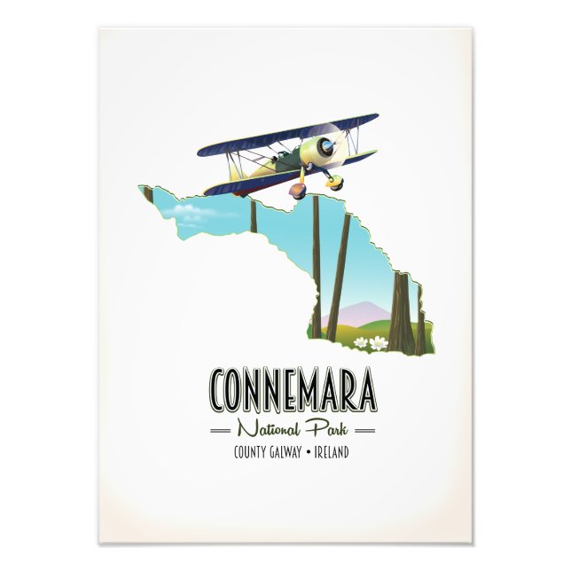 Foto Mapa do Connemara National Park County Galway Irla (Frente)