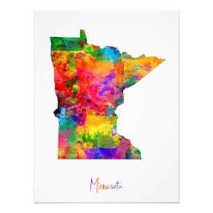 Foto Mapa do Minnesota