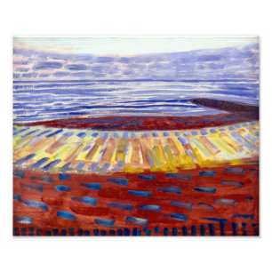 Foto Mar Depois do Sol   Piet Mondrian  