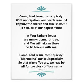 Foto Maranatha Christian Poem