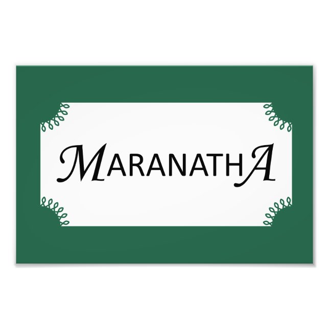 Foto Maranatha! Venha Rápido, Senhor Jesus Cristão (Frente)