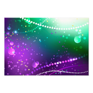 Foto Mardi Gras Festivo Purple Background