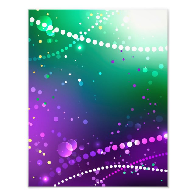 Foto Mardi Gras Festivo Purple Background (Frente)