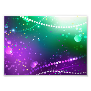 Foto Mardi Gras Festivo Purple Background