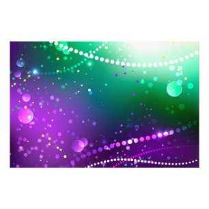 Foto Mardi Gras Festivo Purple Background