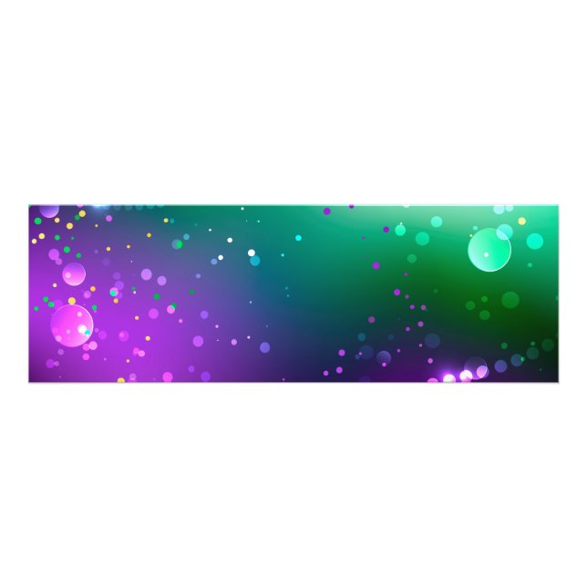 Foto Mardi Gras Festivo Purple Background (Frente)