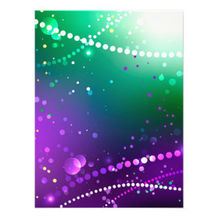 Foto Mardi Gras Festivo Purple Background