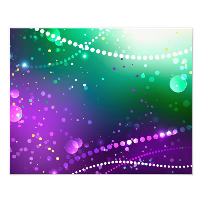 Foto Mardi Gras Festivo Purple Background (Frente)