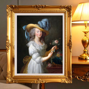 Foto Marie Antoinette com um rosa