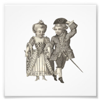 Foto Marie Antoinette Louis XVI Figurinos Vintage