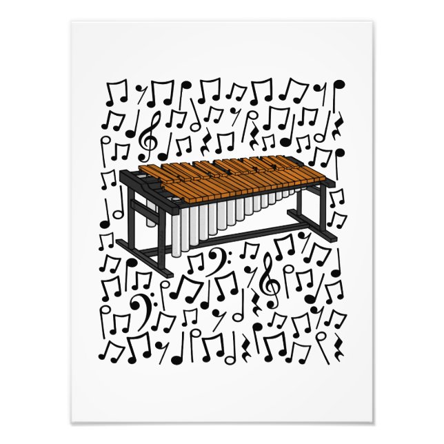 Foto Marimba Musical Notes Músico Perseguidor (Frente)