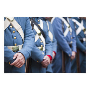 Foto Marines da era da Guerra Civil dos EUA, militar