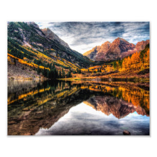 Foto Maroon Bells Morning 10" x 8"