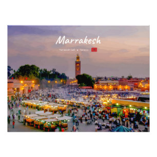 Foto Marrakesh, Marrocos - Praça Jemaa el Fnaa