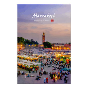 Foto Marraquexe, Marrocos - Praça Jemaa el Fnaa