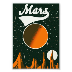 Foto Mars vintage arte espacial