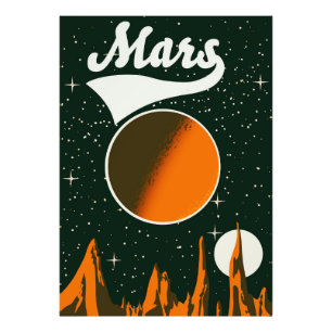 Foto Mars vintage arte espacial