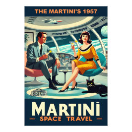 Foto Martini Space Travel Posters The Martini's 1957