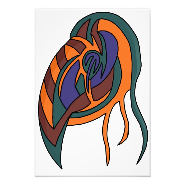 Foto Máscara de abstrato 1 (Frente)