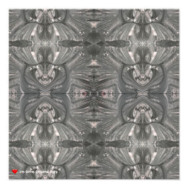 Foto Máscara Tribal de Abstrato preto branco 4