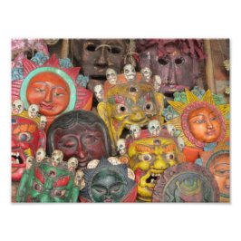 Foto Máscaras em Boudhanath, Katmandu, Nepal