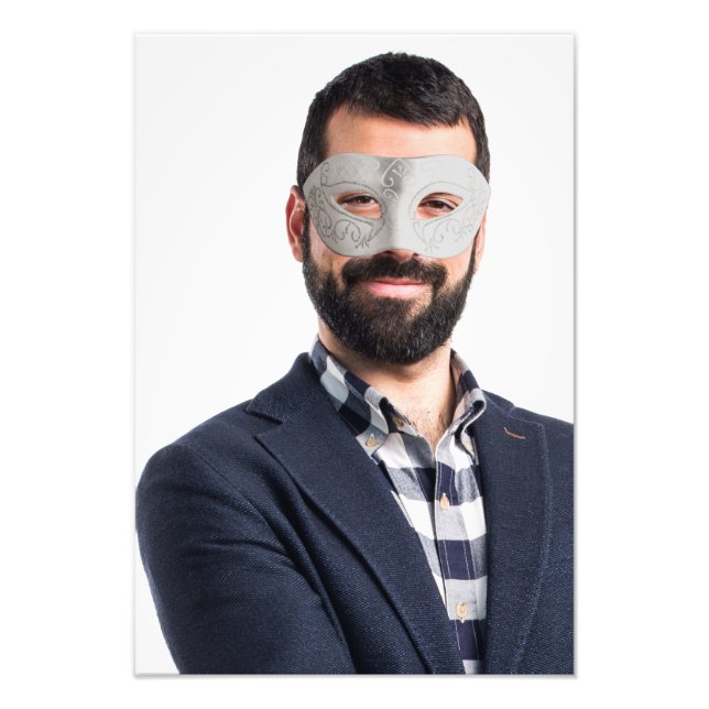 Foto Mask Stylish Trendy Portrait (Frente)