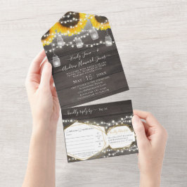 Foto Mason Jar Sunflower Quadro geométrico Dourado