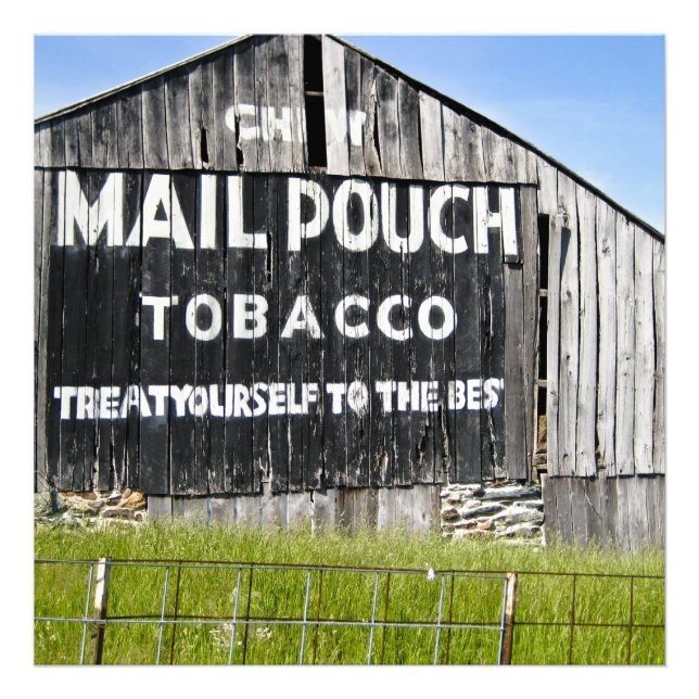 Foto Mastigue o Tabaco Mail Pouch, Trate-se com o Melho (Frente)