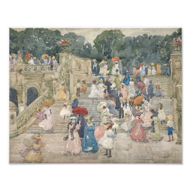 Foto Maurice Prendergast - The Terrace Bridge, Central (Frente)