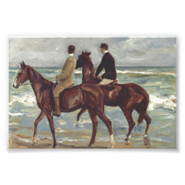 Foto Max Liebermann: Dois Cavaleiros na Praia