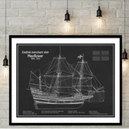 Foto Mayflower - Navio Planos de Impressão Bluetooth PD