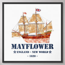 Mayflower Tall Ship - Inglaterra para o Novo Mundo
