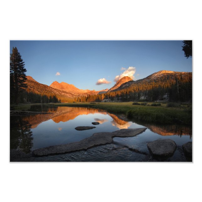 Foto McClure Meadow Sunset Alpenglow - Trilha de John M (Frente)