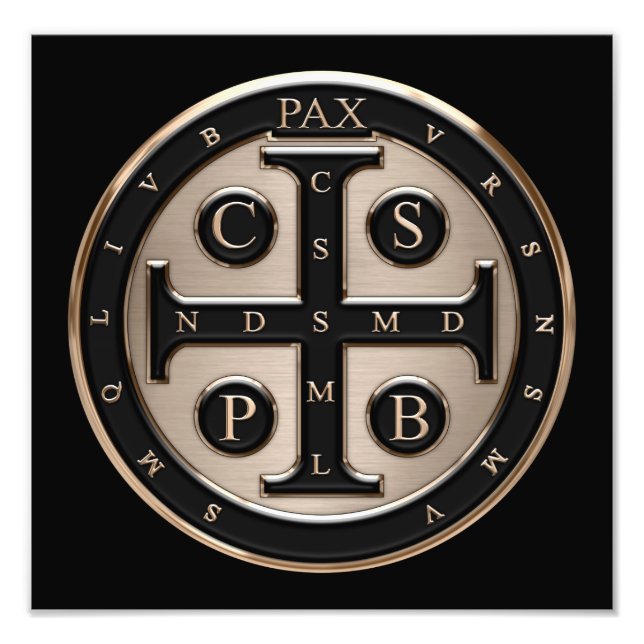 Foto Medalha Benedict (Frente)