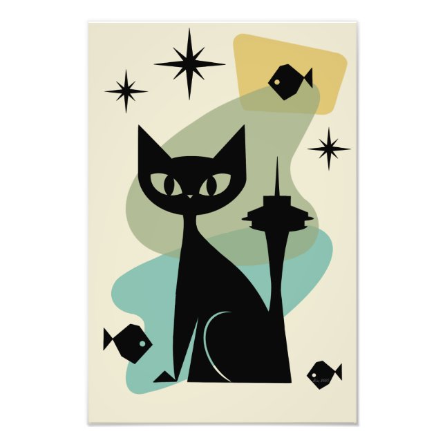 Foto Meio século Moderno de Seattle Cat (Frente)