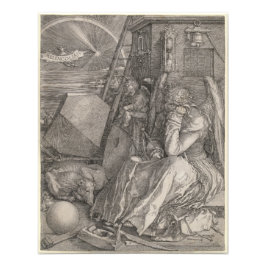 Foto Melancholia I, Engraçada por Albrecht Durer