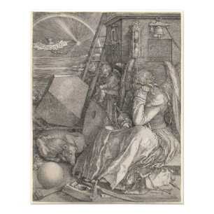 Foto Melancholia I, Engraçada por Albrecht Durer