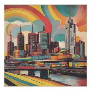 Foto Melbourne poster vintage