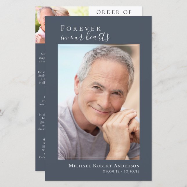 Foto Memorial Funeral Celebração do Programa Life (Frente/Verso)