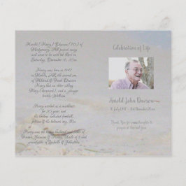 Foto Memorial Funeral Order Program