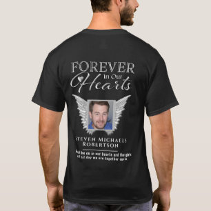 Foto Memorial T-Shirt para sempre em nossos coraçõ