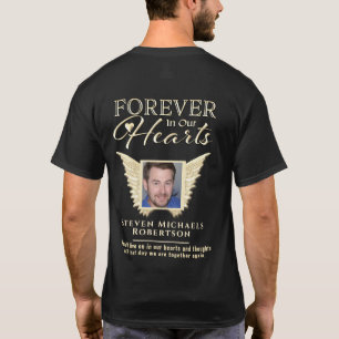 Foto Memorial T-Shirt para sempre em nossos coraçõ
